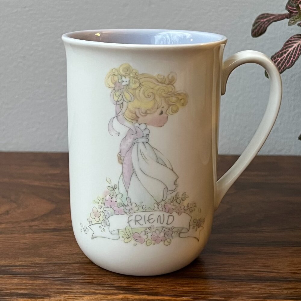 Precious Moments Friend Coffee Mug Enesco Samuel J. Butcher 1990 Korea